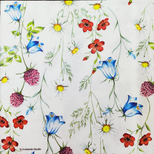 Mix Flowers ( German Napkin Tissues  )