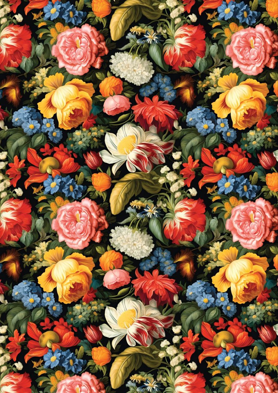 Floral Paradise (Instant Transfer Sheet)