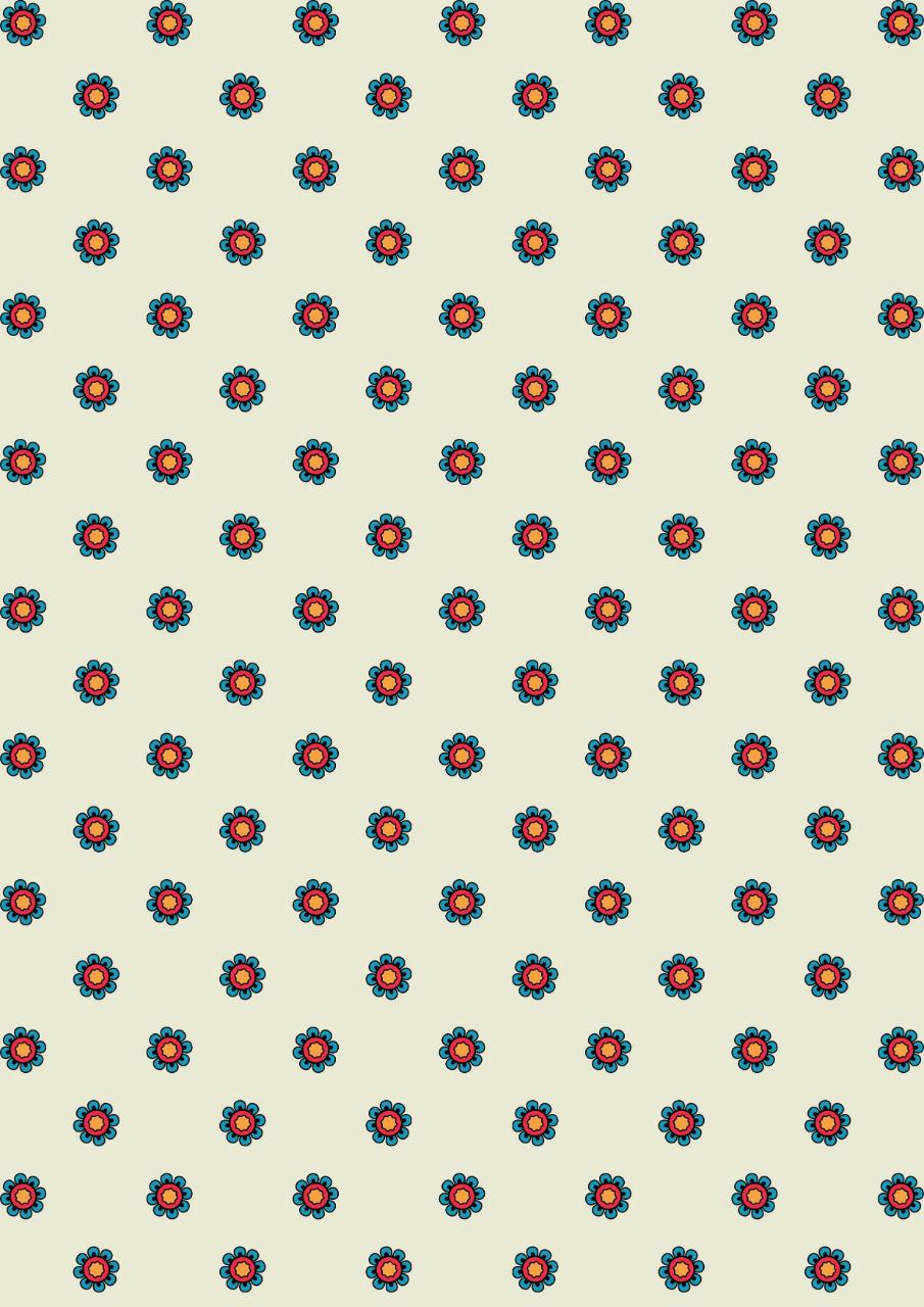 Floral Polkas ( Decoupage papers )