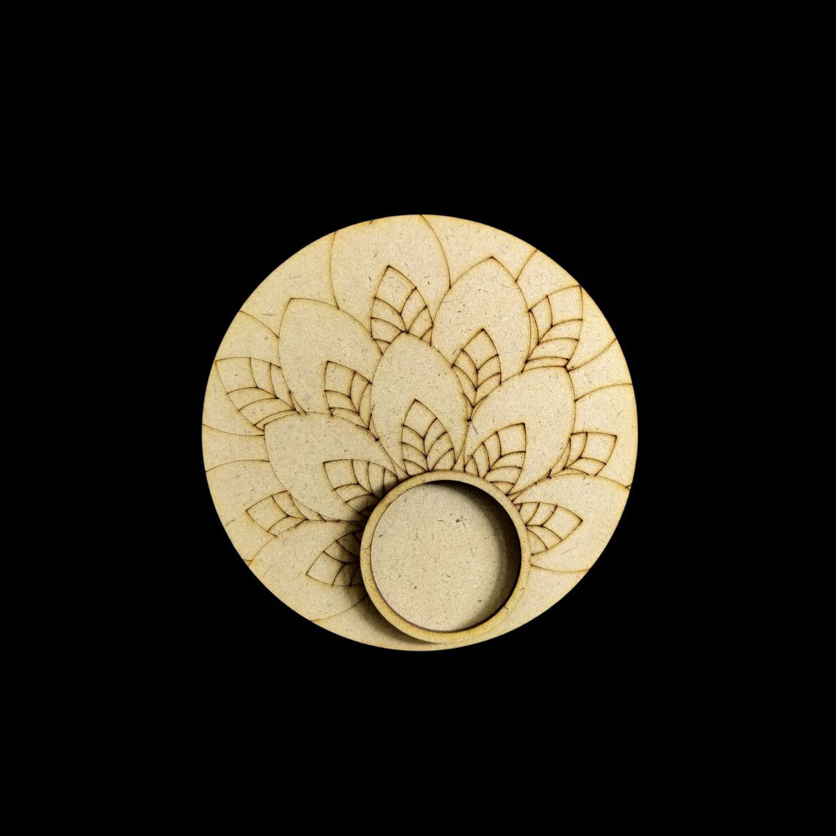 Floral Rangoli (MDF Tealight Holder) Festive