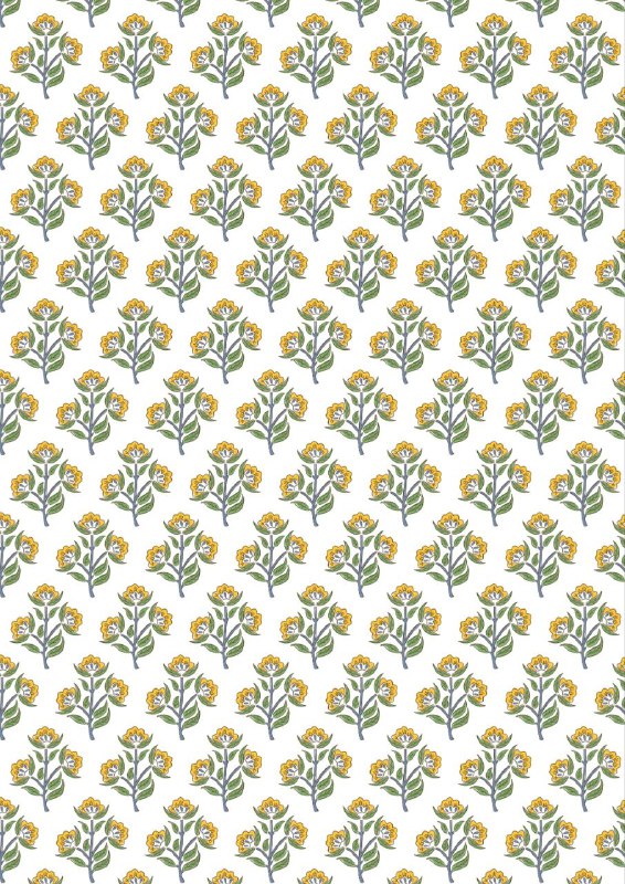 Floral Seamless - Fabric Print (Decoupage Paper)