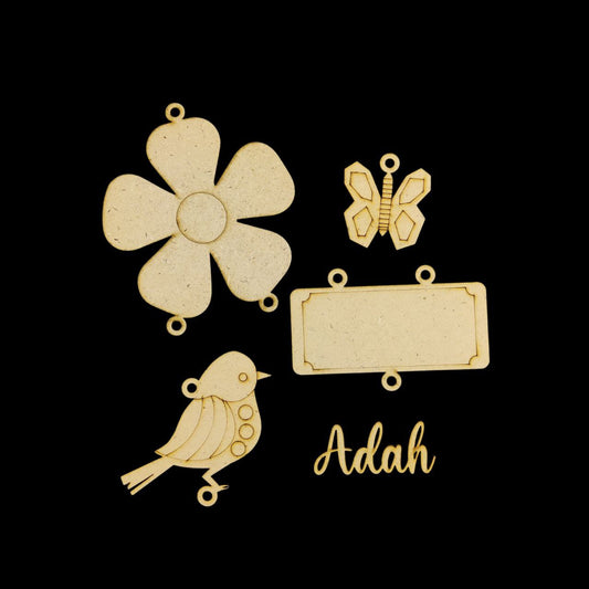 Floral garden ( Wall Danglers ) Personalised