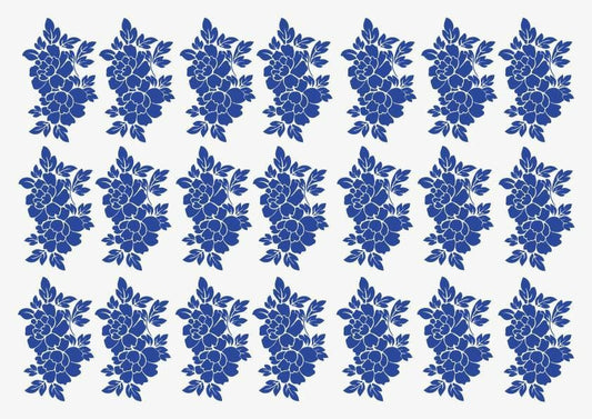 Floral Porcelain ( Instant Transfer Sheets )