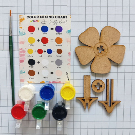 Flower - DIY Spinner Kit (MDF)