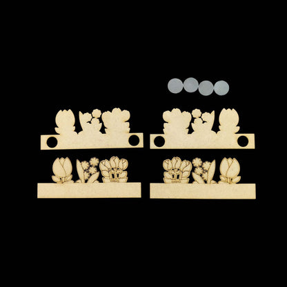 Flower Garden - 2 in 1 MDF Base
