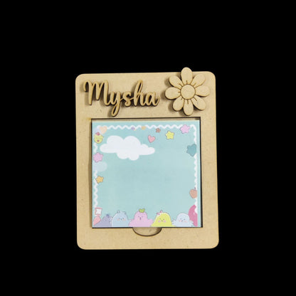 Post It Holder - Personalised (MDF Lasercut)