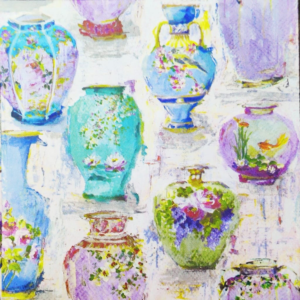 Flower Pots ( German Napkins Tissues )