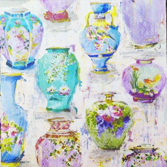 Flower Pots ( German Napkins Tissues )