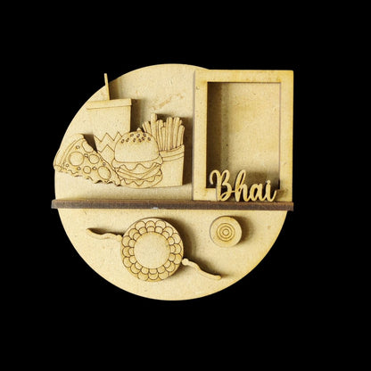 Foodie Bhai - Miniature Photo Fridge Magnet Base (MDF)