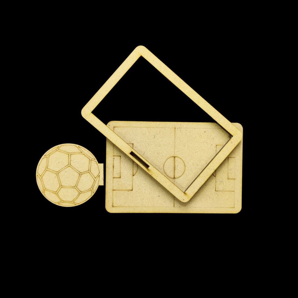 Football Field (MDF Trinket | Catchall Tray) DIY Kids Collection