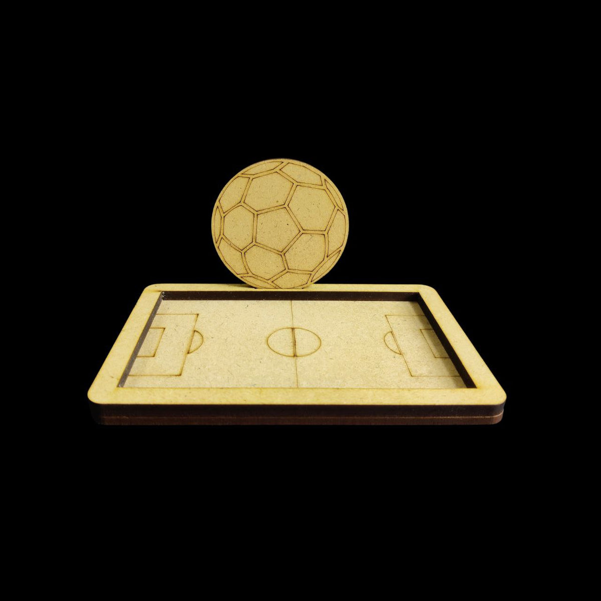 Football Field (MDF Trinket | Catchall Tray) DIY Kids Collection