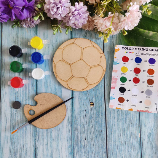 Football (Fridge Magnet DIY Kit) MDF