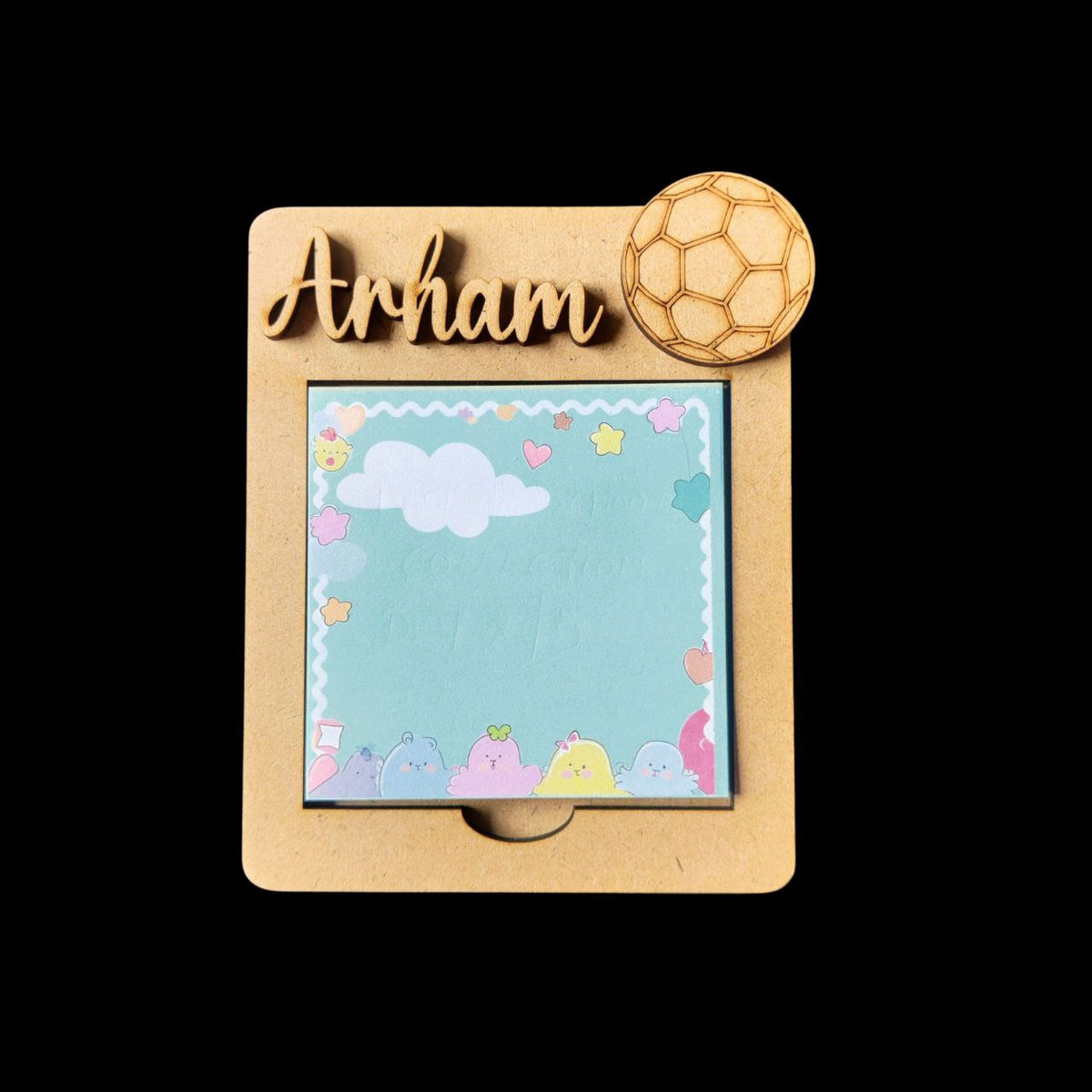 Post It Holder - Personalised (MDF Lasercut)