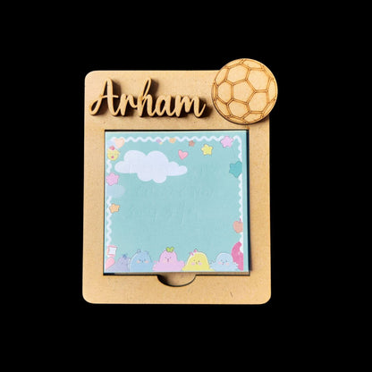 Post It Holder - Personalised (MDF Lasercut)