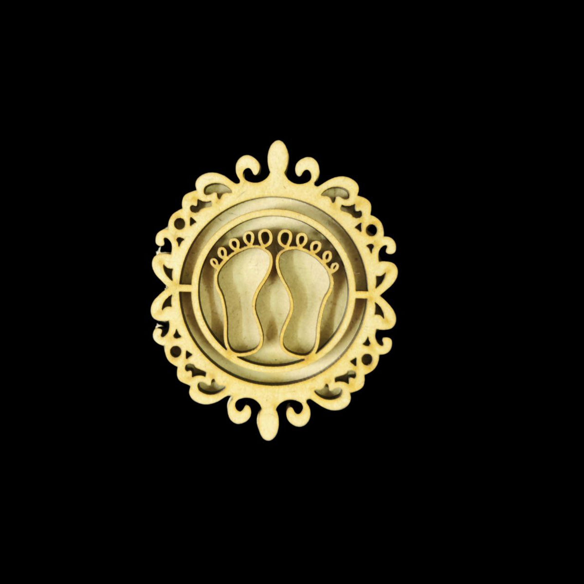 Footprint (MDF Shubh Labh Cutout) Festive