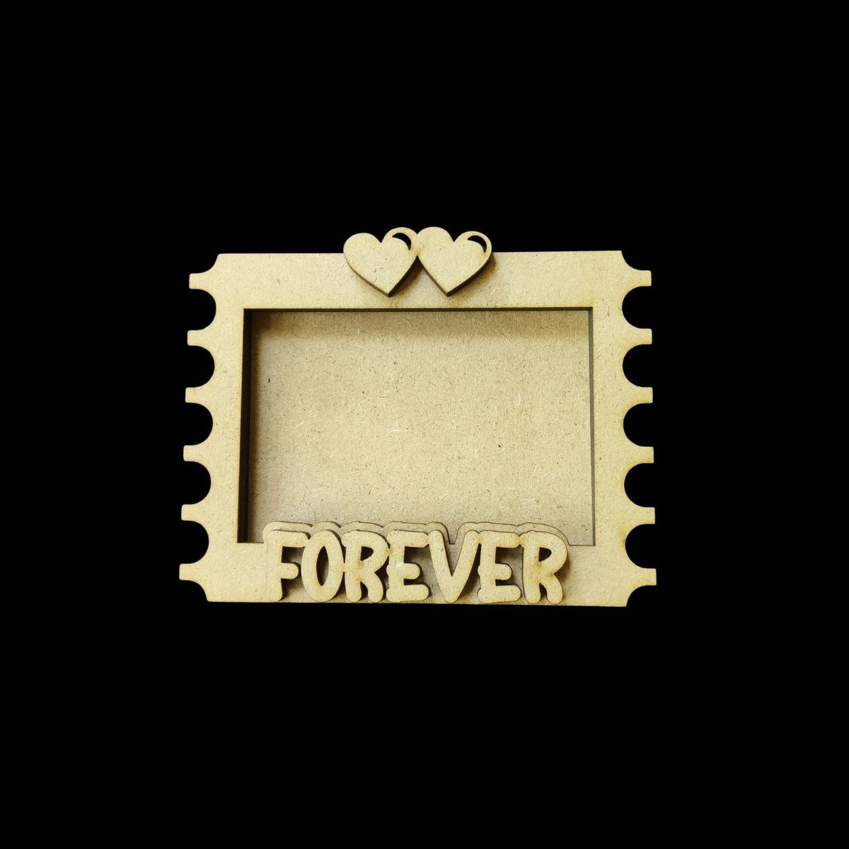 Forever Hearts - Photo Frame Fridge Magnet MDF Base - Valentine's