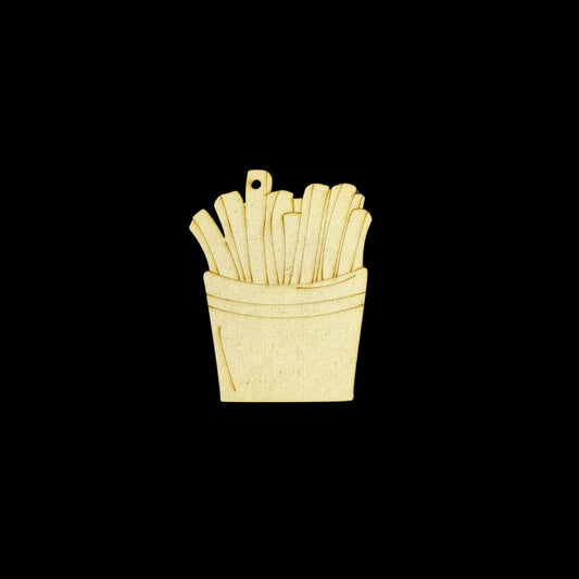 French Fries - Finger Chips (Premarked Keychain base MDF)