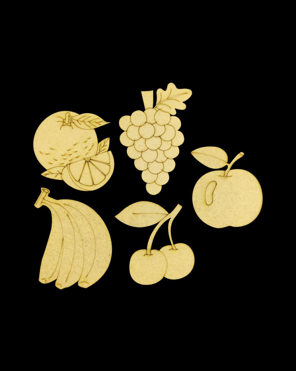 Fresh Fruits (Premarked Painting Bases MDF)
