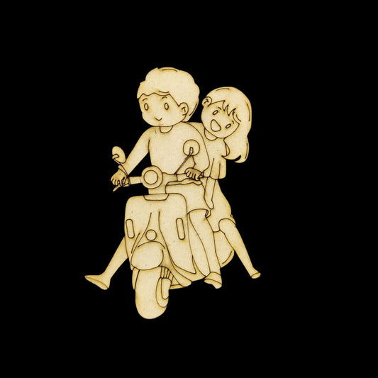 Fun Ride (MDF Premarked Embellishment) Valentine