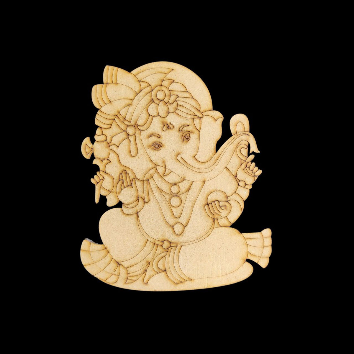 Ganesha - Festive (MDF Premarked cutout)