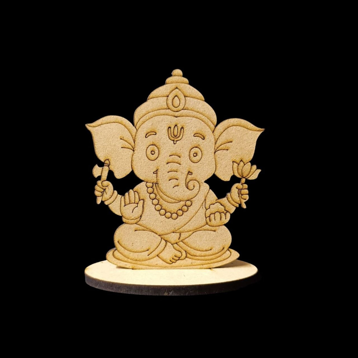 Ganesha Ganpati (MDF Premarked Stand)