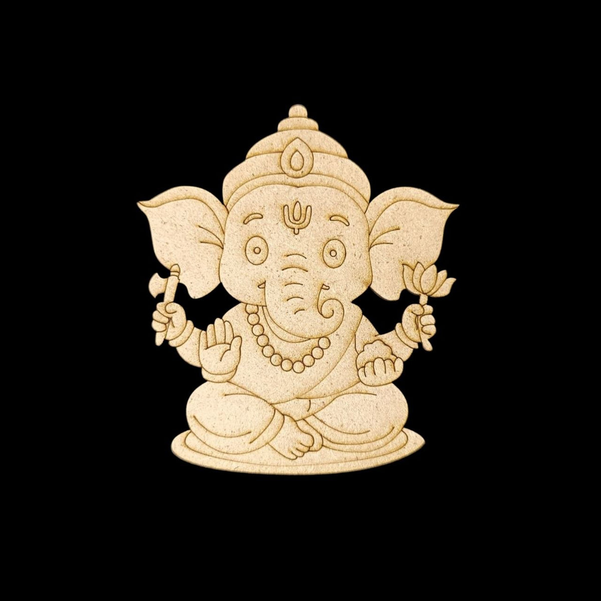 Ganesha - Illustrated (MDF Premarked Base)