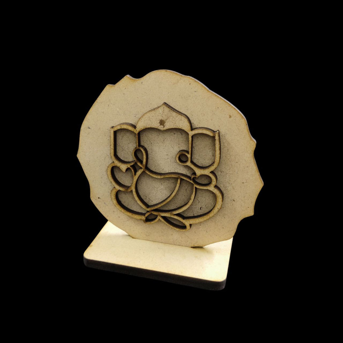 Ganpati - 1 (Desk - Car Dashboard Stand - MDF) Diy Festive