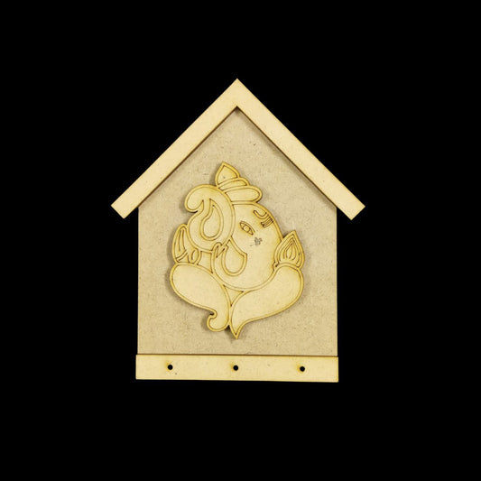 Ganpati - House (MDF Keyholder)