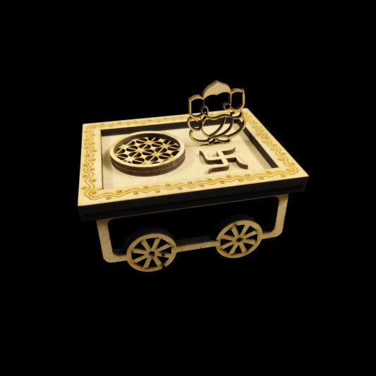 Cart Platter - Ganpati Ganesha Festive (MDF)
