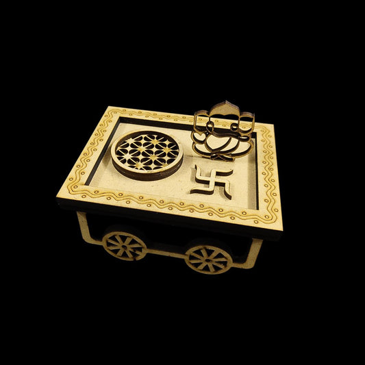 Cart Platter - Ganpati Ganesha Festive (MDF)
