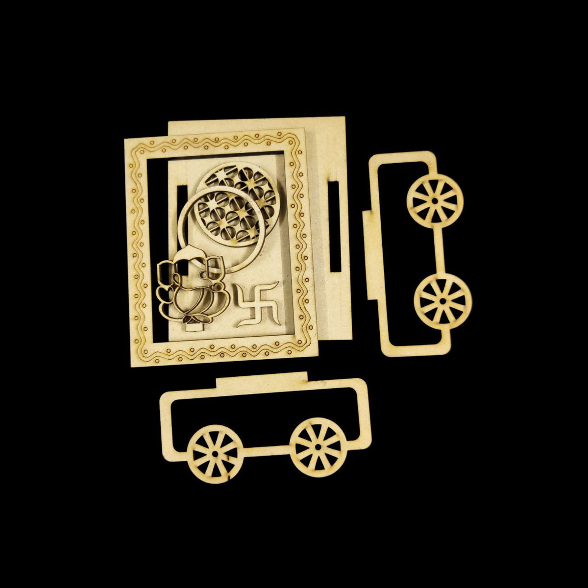 Cart Platter - Ganpati Ganesha Festive (MDF)