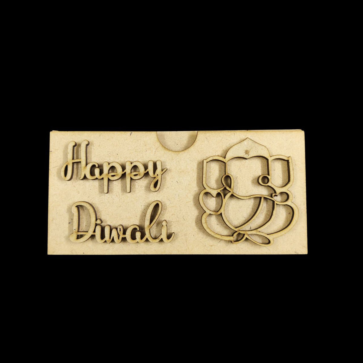 Ganpati - Happy Diwali (MDF DIY Cash Envelope)