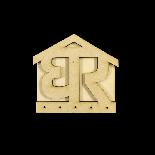 Ghar - (MDF Keyholder With Embellishments)