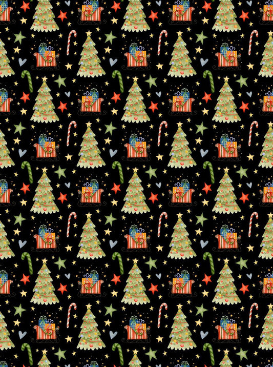 Gifts n Candy Canes n Xmas Trees  ( Christmas - Decoupage Sheet )