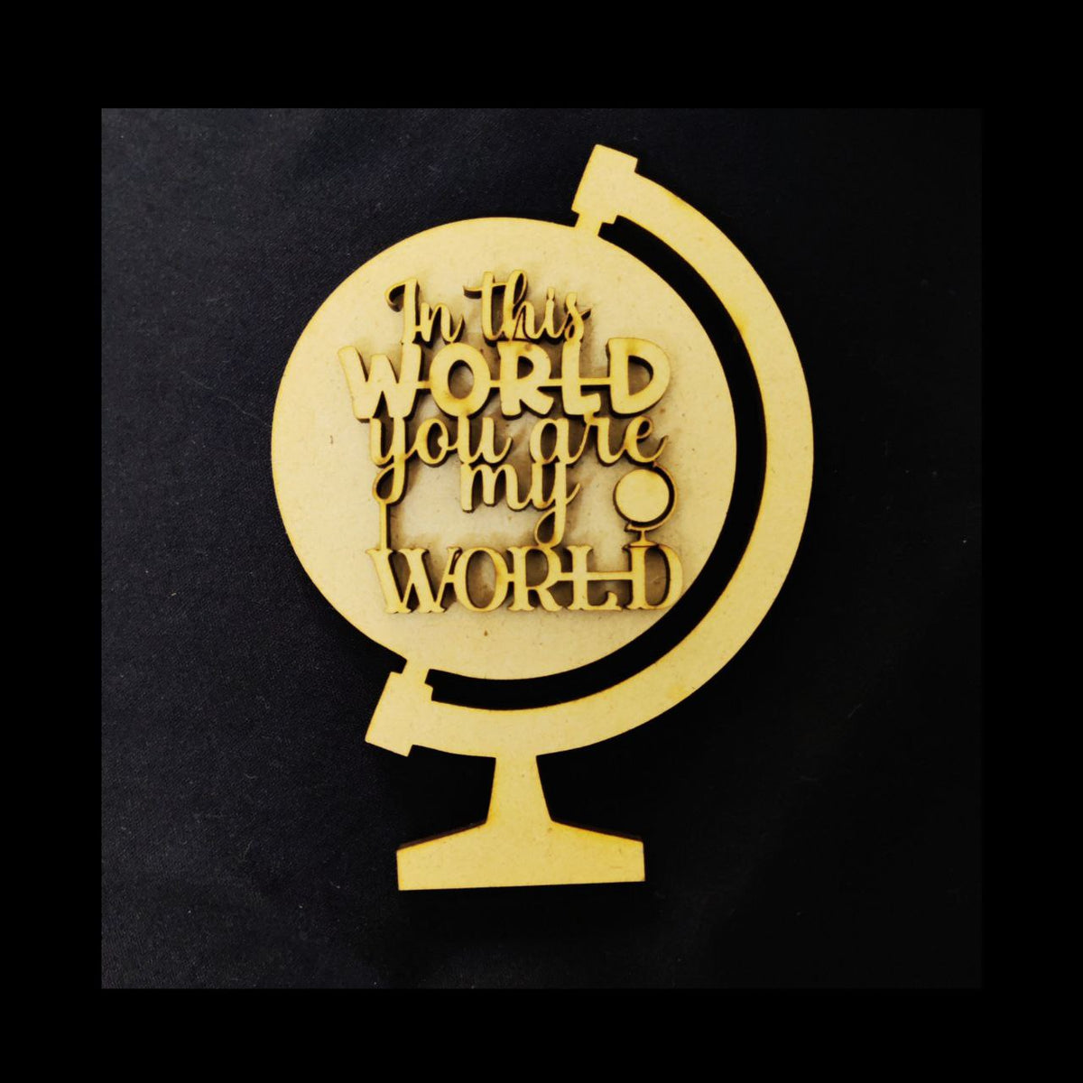 In this world u r my world ( Fridge Magnet Base )