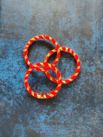 Gota Bangles - Round (Festive collection)
