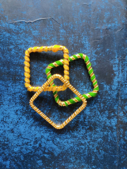 Gota Bangles - Square (Festive collection)