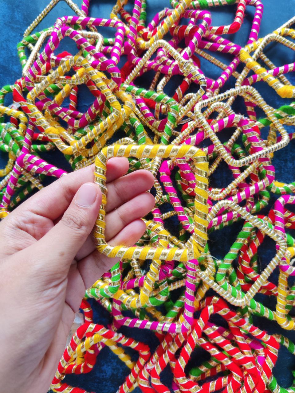 Gota Bangles - Square (Festive collection)