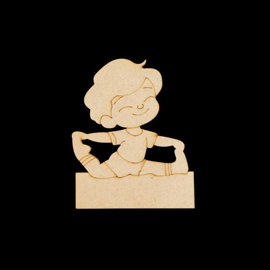 Gymnast boy (Mini Fridge Magnet Name Board) MDF