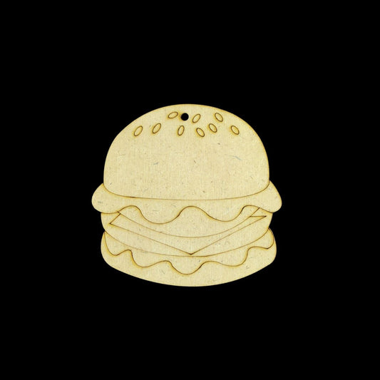 Hamburger (Premarked Keychain base MDF)