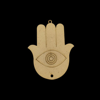 Hamsa Palm - Evil Eye (Rakhi and Lumba Set) MDF