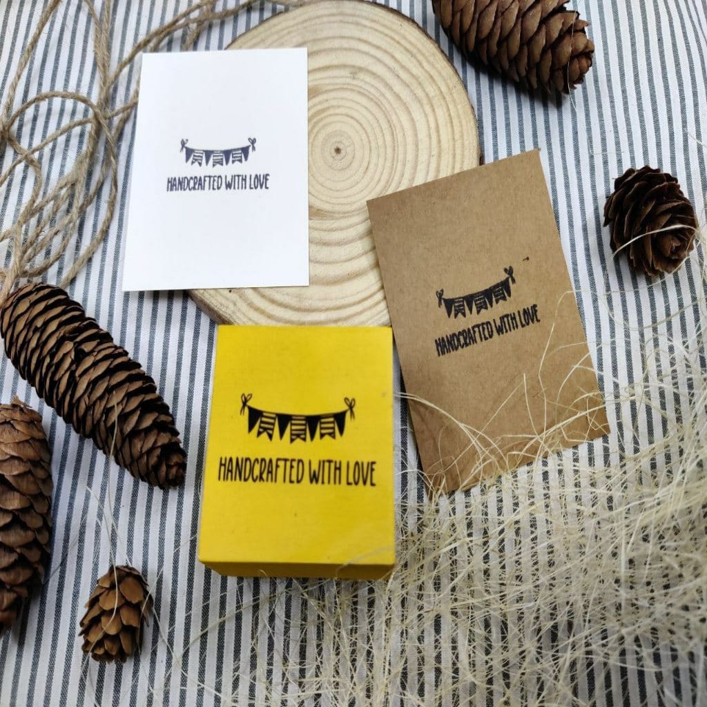 Handcrafted With Love  ( Stamps )