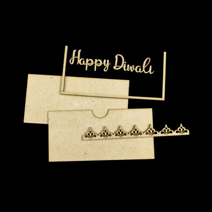 Happy Diwali (MDF DIY Cash Envelope)