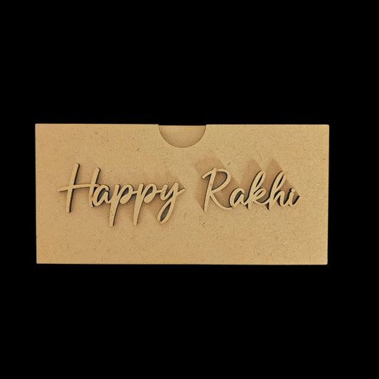 Happy Rakhi - Cash Envelope (MDF) Raksha Bandhan