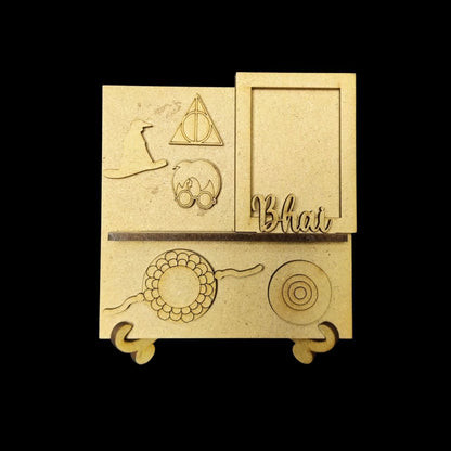 Harry Potter Bhai - Miniature Photo Fridge Magnet Base & Desk Stand - MDF
