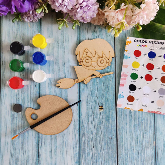 Harry Potter Broom Ride (Fridge Magnet DIY Kit) MDF