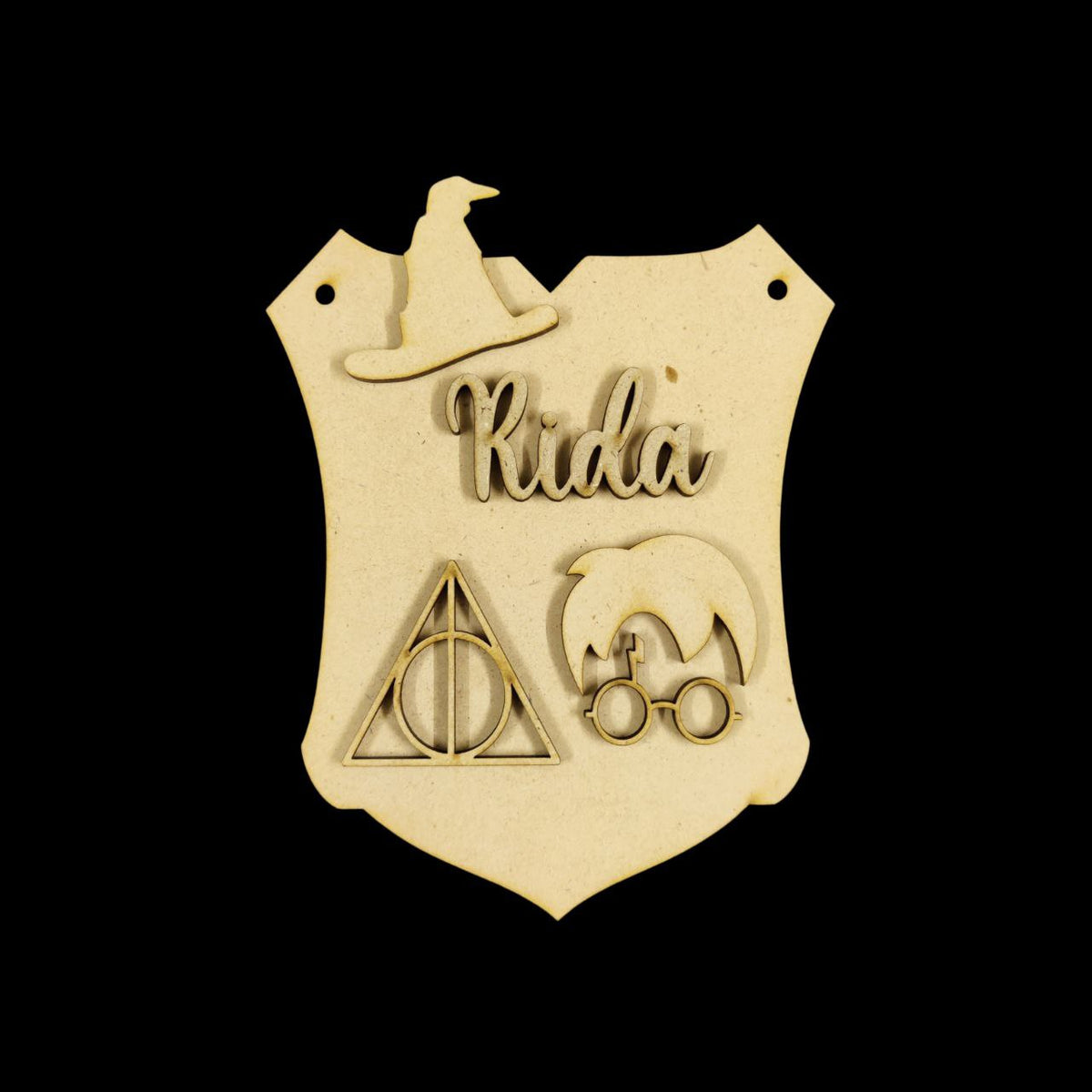 Harry Potter ( MDF Kids Mini Name Plates ) Personalised