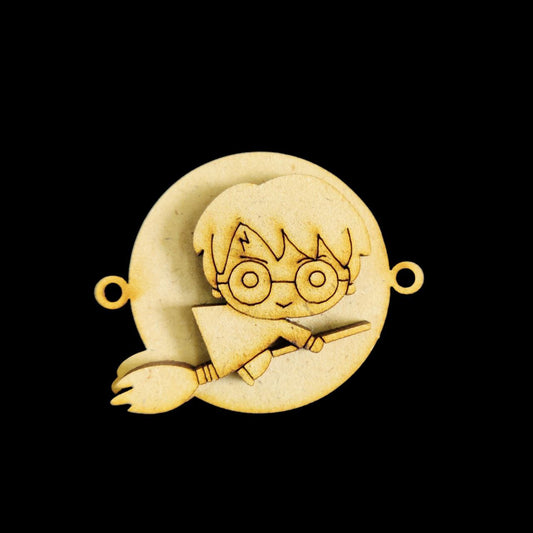 Harry Potter (Kids MDF Layered Logo Rakhi)