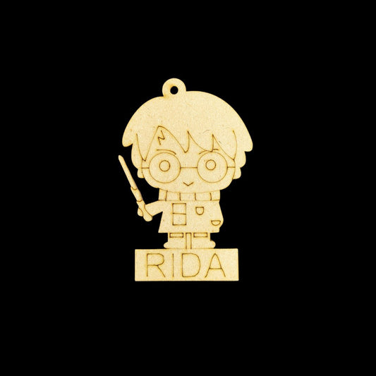 Harry Potter (Personalised Bag Dangler - Keychain base MDF)DIY kids Collection