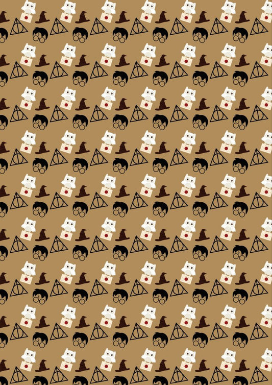 Harry Potter n Owl - seamless pattern (Kids - Decoupage Papers )